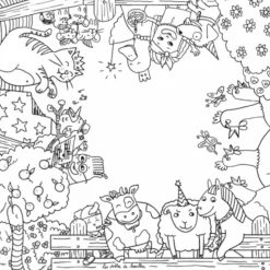 Sale Pack 1 Coloritable + 2 Chaises Ferme Dessin Et Peinture