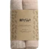 Natruba Pack 2 langes en coton bio rose poudré