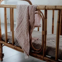 Natruba Pack 2 langes en coton bio rose poudré