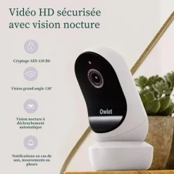 New Pack Chaussette connectée Dream Sock + Cam2 bleu sommeil (0-18 mois) Babyphone