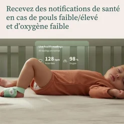 New Pack Chaussette connectée Dream Sock + Cam2 bleu sommeil (0-18 mois) Babyphone