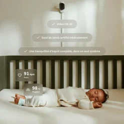 Sale Pack chaussette connectée Dream Sock Menthe + Dream Sight Cam (0-18 mois) Babyphone