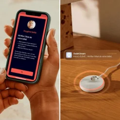 Sale Pack chaussette connectée Dream Sock Menthe + Dream Sight Cam (0-18 mois) Babyphone