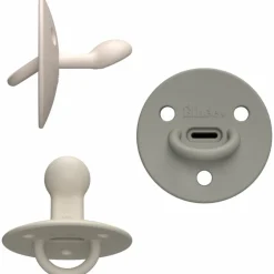 Elhée Pack de 3 sucettes Choochoo Betsy Nude-Sand-Kaki (0-6 mois)