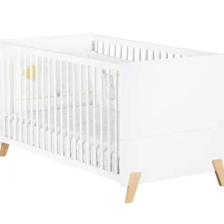 Baby Price Pack duo Joy naturel lit bébé évolutif et commode à langer