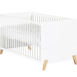 Baby Price Pack duo Joy naturel lit bébé évolutif et commode à langer