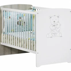 Online Pack duo lit bébé têtes panneaux et commode à langer Teddy Chambre Complète Bébé