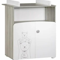 Online Pack duo lit bébé têtes panneaux et commode à langer Teddy Chambre Complète Bébé