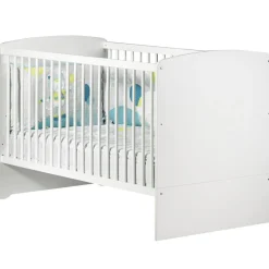 Baby Price Pack duo lit bébé évolutif Little Big Bed blanc et commode à langer étoile New Basic