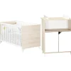 Baby Price Pack duo Scandi naturel lit bébé évolutif et commode à langer