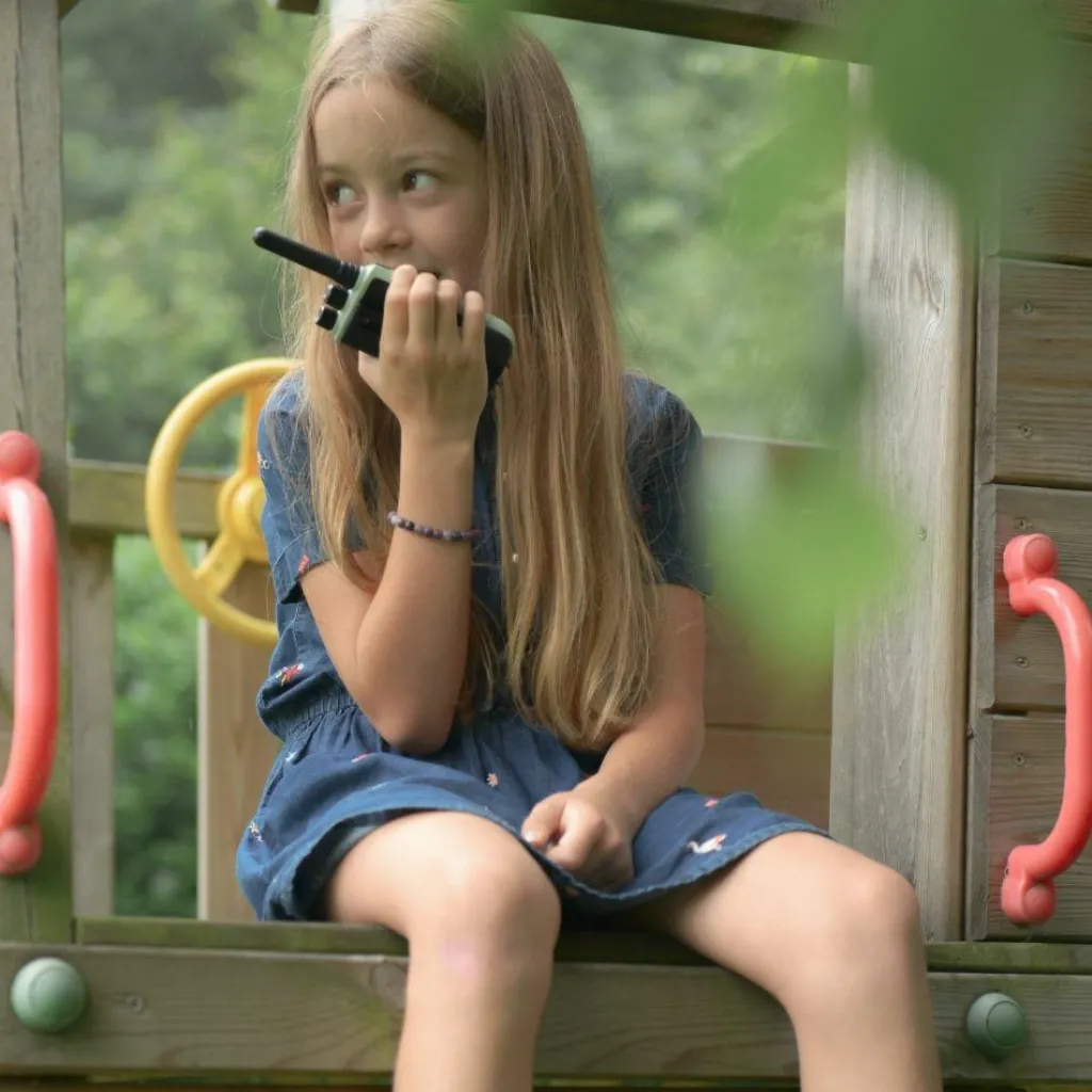 KIDYWOLF Paire de Talkie-Walkie KIDYTALK vert jaune