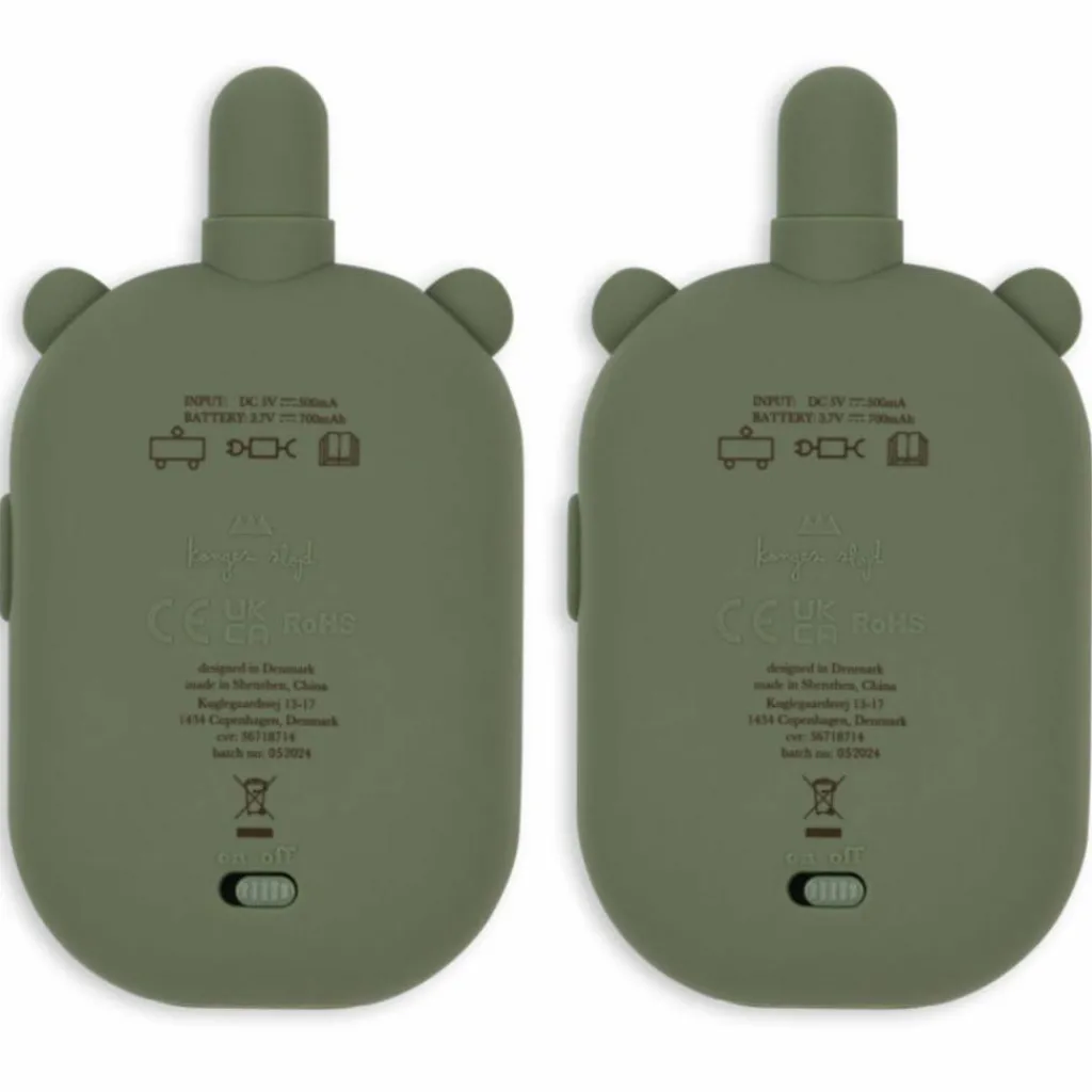 Konges Slojd Paire de Talkie-Walkie Olivine