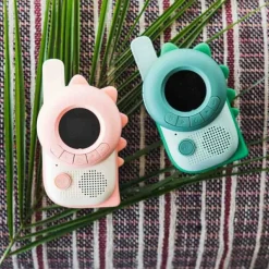 Sale Paire de Talkie-Walkie Zoo Dino Pink-Dino Green Talkie-Walkie