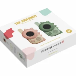 Sale Paire de Talkie-Walkie Zoo Dino Pink-Dino Green Talkie-Walkie