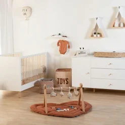 Online Panier à langer en jonc tressé avec matelas (70 x 50 cm) Panier À Langer