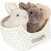 Online Panier 3 peluches lapin Petite Peluche (< 20 Cm)