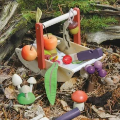 Tender Leaf Panier cueillette sauvage en bois