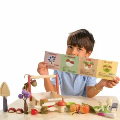 Tender Leaf Panier cueillette sauvage en bois