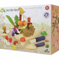 Tender Leaf Panier cueillette sauvage en bois