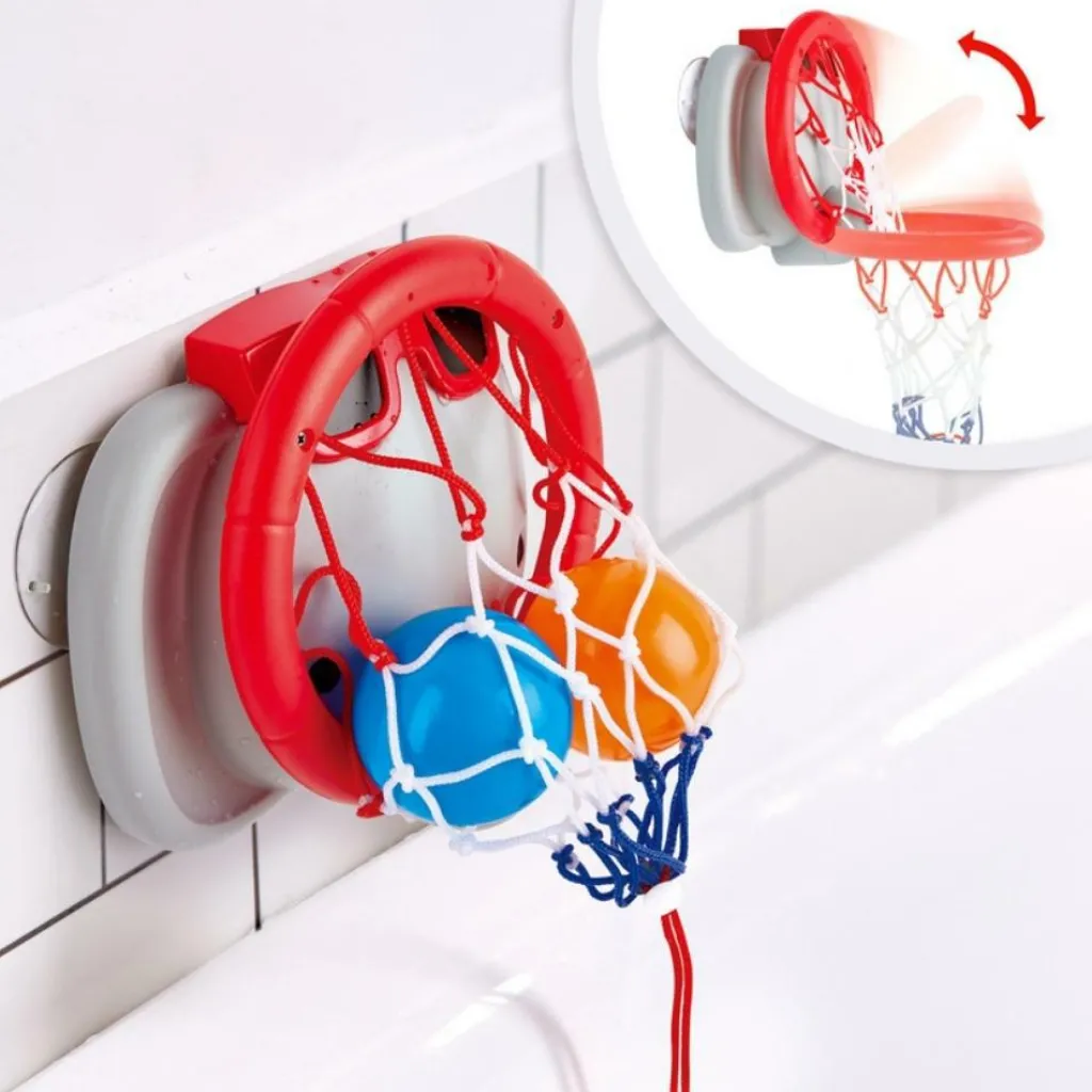 Hape Panier de basketball éléphant pour le bain