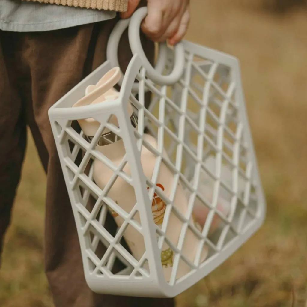 Sale Panier de plage en silicone Bleu Perle Jouet De Plage / Piscine
