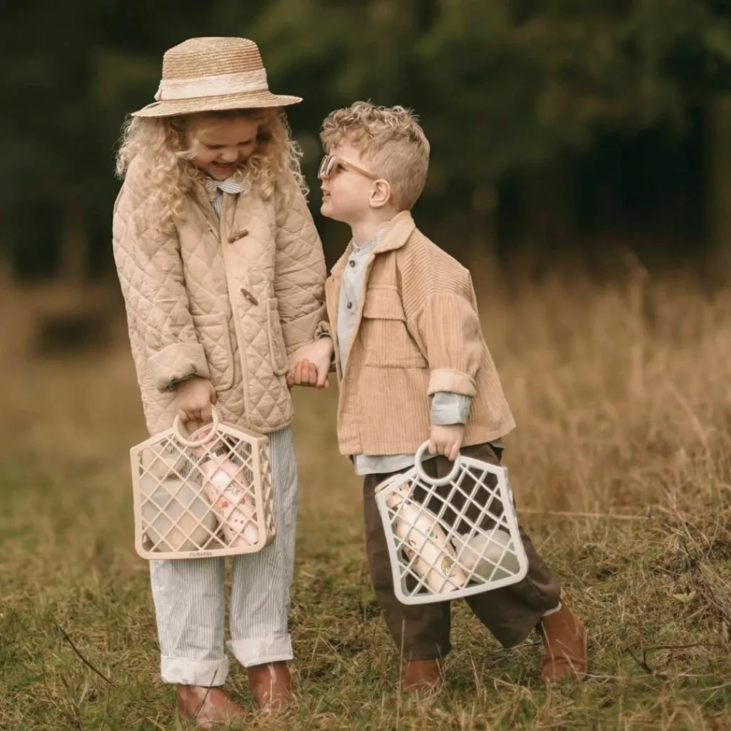 Sale Panier de plage en silicone Bleu Perle Jouet De Plage / Piscine