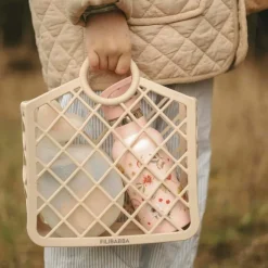 Filibabba Panier de plage en silicone Galet