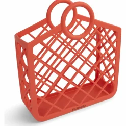 Panier de plage en silicone Rouge Corail Jouet De Plage / Piscine