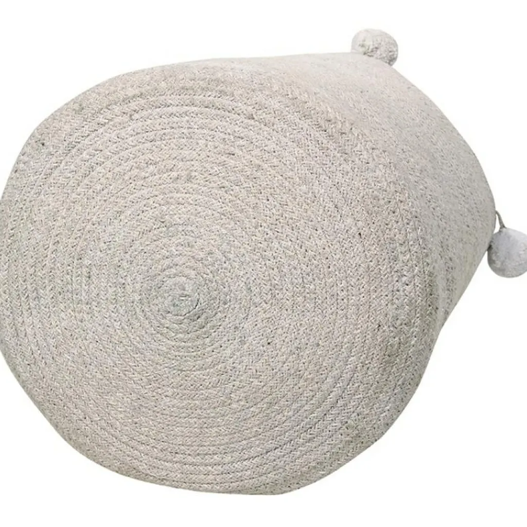 Best Panier de rangement Bubbly en coton gris (30 x 30 cm) Panier De Rangement