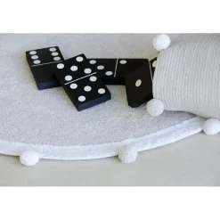 Best Panier de rangement Bubbly en coton gris (30 x 30 cm) Panier De Rangement