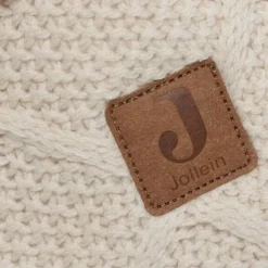 Jollein Panier de rangement Check Knit Oatmeal (14 x 18 cm)