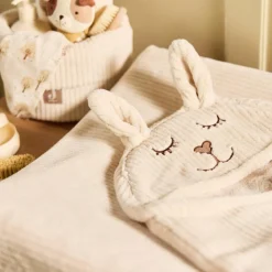 Jollein Panier de rangement Cloudy Rib Oatmeal (14 x 18 cm)