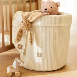 Clearance Panier de rangement Cloudy Rib Oatmeal (35 x 30 cm) Panier De Toilette