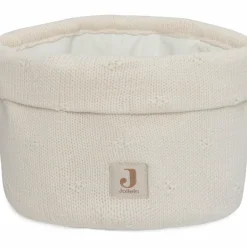 Jollein Panier de rangement Cosy Knit Ivory (14 x 18 cm)