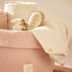 Discount Panier de rangement Cosy Knit Wild Rose (14 x 18 cm) Panier De Toilette