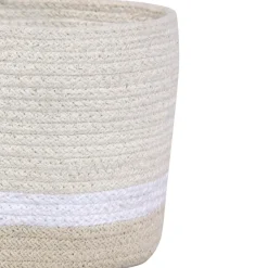 Panier de rangement en coton My Little Ones ivoire (15 x 15 x 15 cm) Panier De Rangement