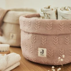 New Panier de rangement Grain knit Wild Rose (14 x 18 cm) Panier De Toilette