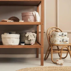 New Panier de rangement Grain knit Wild Rose (14 x 18 cm) Panier De Toilette