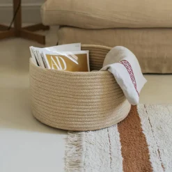 Lorena Canals Panier de rangement Gram jaune doré (35 x 20 cm)