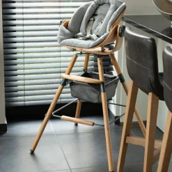 New Panier de rangement mesh pour chaise haute Evolu gris anthracite Accessoires Chaise Haute