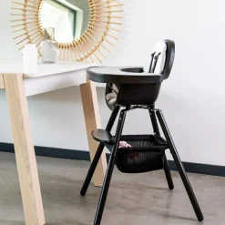 Clearance Panier de rangement mesh pour chaise haute Evolu noir Accessoires Chaise Haute