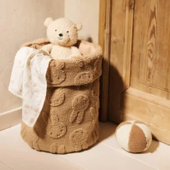 Clearance Panier de rangement Miffy Jacquard Teddy Biscuit (35 x 30 cm) Panier De Toilette