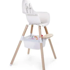 Hot Panier de rangement pour chaise haute Evolu blanc Accessoires Chaise Haute