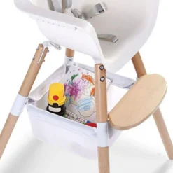 Hot Panier de rangement pour chaise haute Evolu blanc Accessoires Chaise Haute
