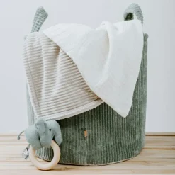 Baby's Only Panier de rangement Sense vert d'eau (38 cm)