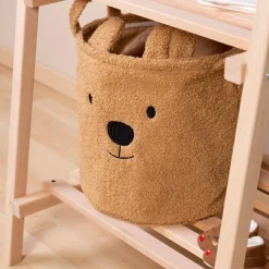 Childhome Panier de rangement Teddy beige (30 x 30 cm)