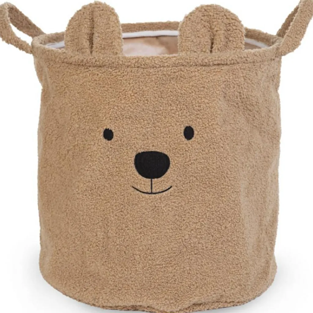Hot Panier de rangement Teddy beige (40 x 40 cm) Panier De Rangement