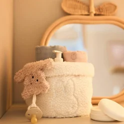 Panier de rangement Teddy Miffy Oatmeal (14 x 18 cm) Panier De Toilette