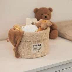 Jollein Panier de toilette Boucle Naturel (14 x 18 cm)