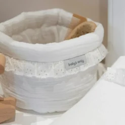 Clearance Panier de toilette Calm blanc (20 x 20 cm) Panier De Toilette